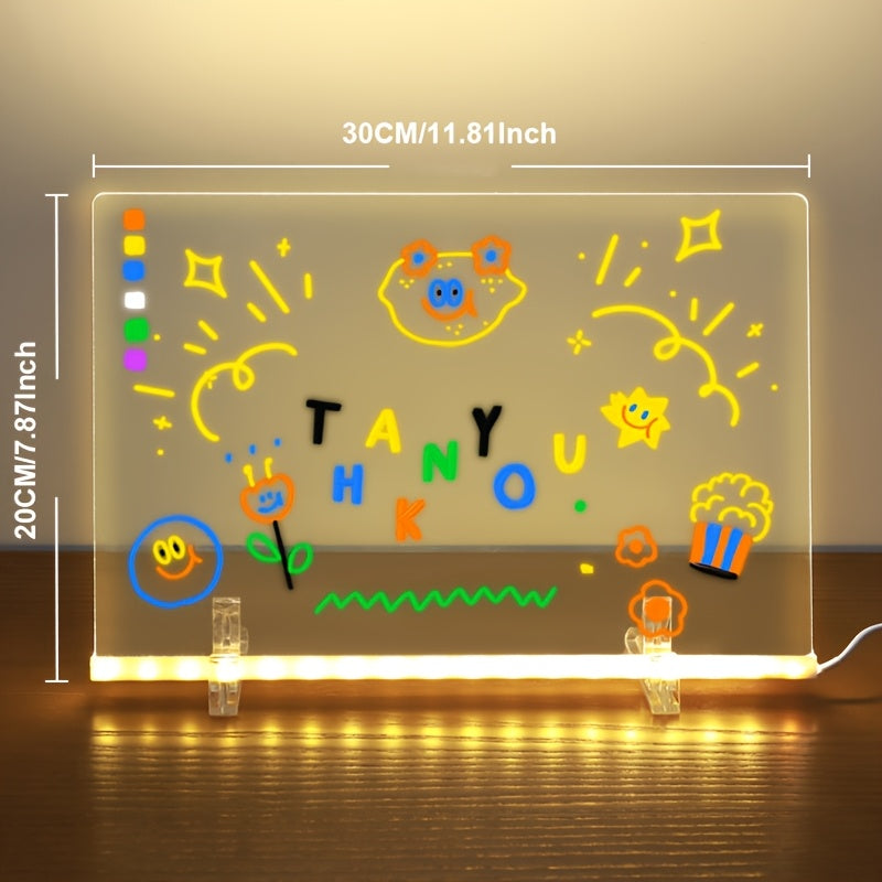 LED Drawing Board with Color Light