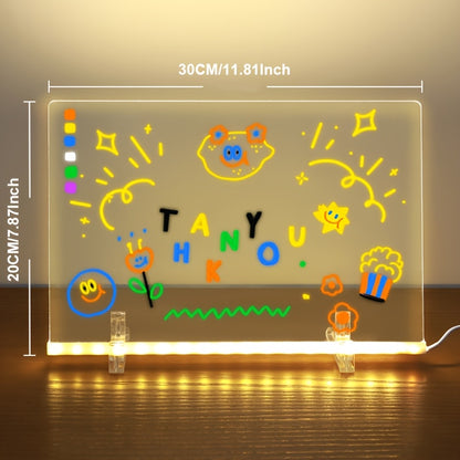 LED Drawing Board with Color Light