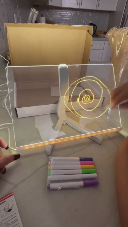 LED Drawing Board with Color Light